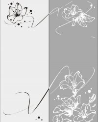 Пескоструйный рисунок Цветы 111
